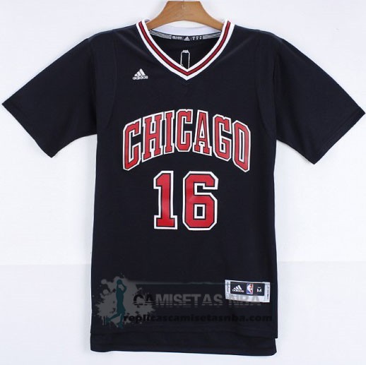 Camiseta Manga Corta Bulls Gasol Negro